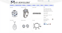 Desktop Screenshot of mayjewelers.com